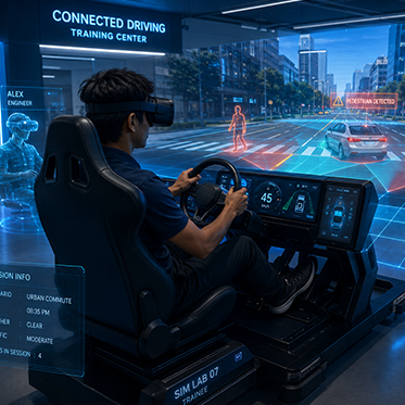 VR training headset
