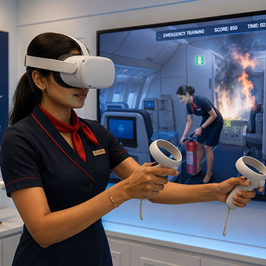 VR training headset