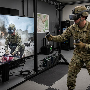 VR training headset