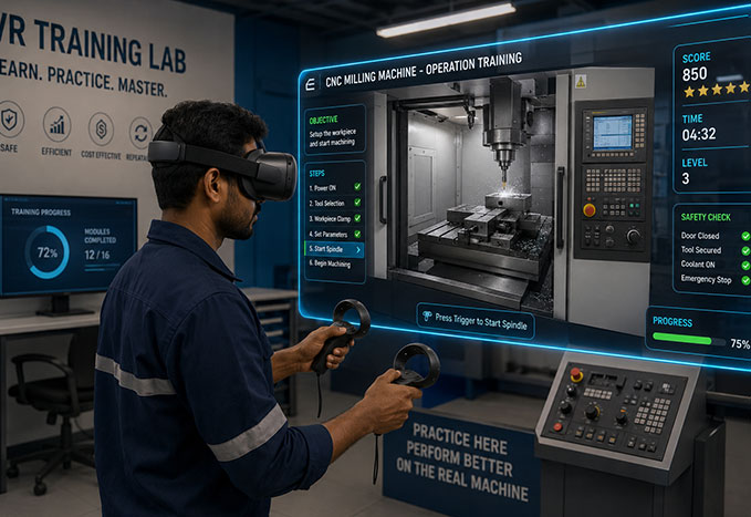 Aerospace training in progress